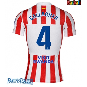 Atletico Madrid Conor Gallagher #4 Tricou Fotbal Replică 2025-26 Barbati Acasa